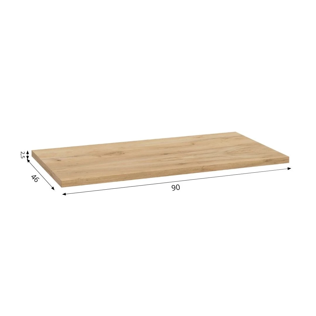 blat UNI F90-90x46-DĄB-ZŁOTY-WYMIARY.jpg