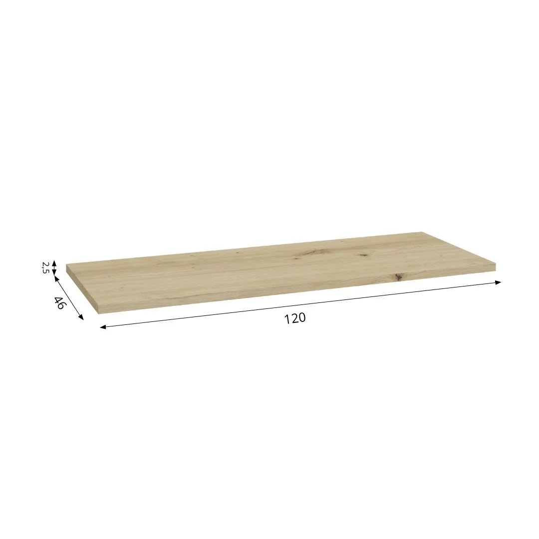 blat UNI F120-120x2,5-DĄB ARTISAN-WYMIARY.jpg