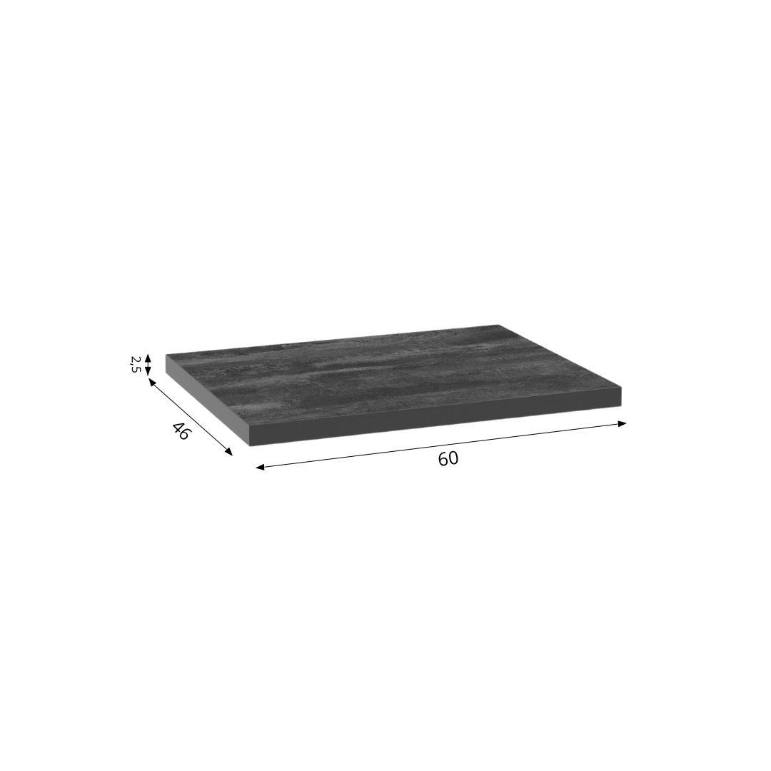 Blat Uni F60 dekor czarny beton - Image 4
